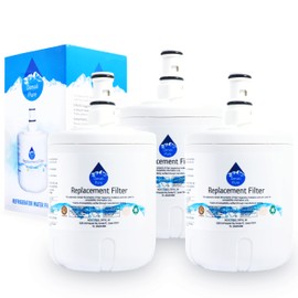 3-Pack Replacement for Whirlpool ED25UEXHW00 Refrigerator Water Filter - Compatible with Whirlpool 8171413, 8171414 Fridge Water Filter Cartridge