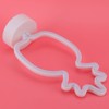 Tabletop Neon Sign Light Unique Shaped Night Lamp with Holder