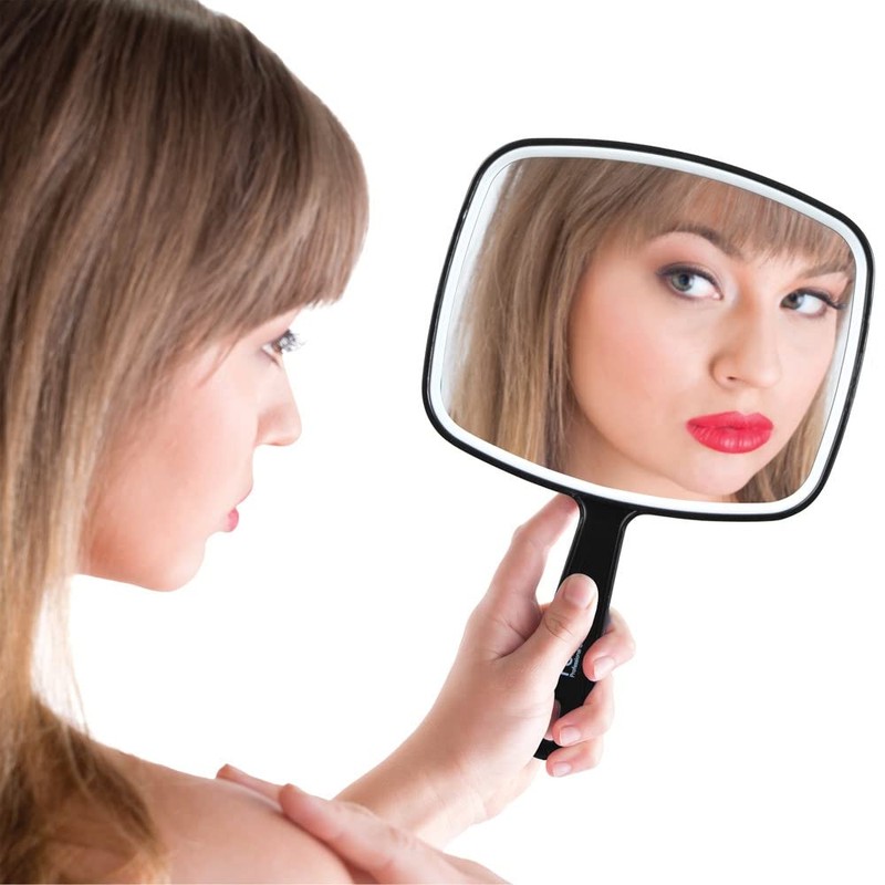 ForPro Professional Collection Premium Hand Mirror with Handle, 6.3" W