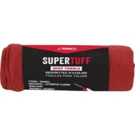 Trimaco (3pks of 5) Trimaco SuperTuff 14 In. x 14 In. Red Shop Towels Model: 32015