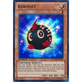 YU-GI-OH! - Kurivolt (NUMH-EN019) - Number Hunters - 1st Edition - Super Rare