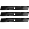 SCITOO 3 Pack Lawn Mower Blade, 48 inches Blades Compatible