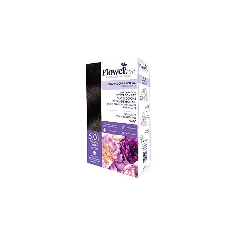 PUROBIO FLOWER INK - COLOUR 5.01 LIGHT BROWN COLD IN