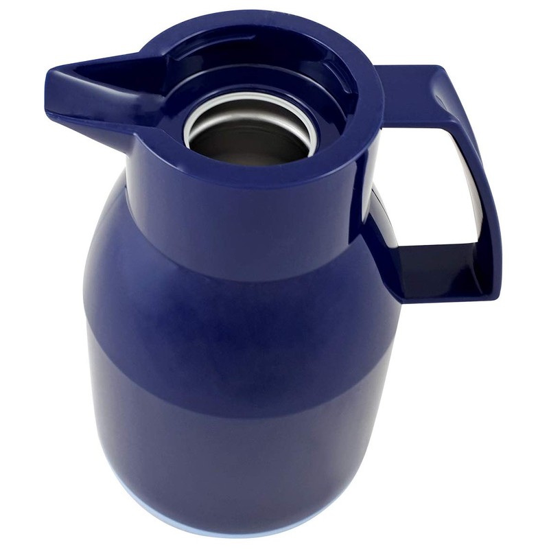 Helios Wash S+ Plastic Vacuum Jug, Dark Blue, 1.0 Litre