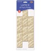 Beistle Lattice Party Panels 3 Piece, 12" x 6', Gold/Brown