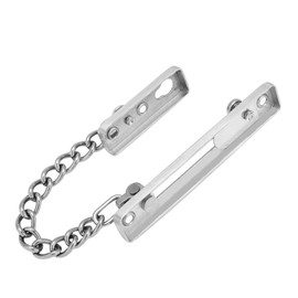 Cerradura de La Cadena de La Puerta Cerradura de Seguridad Cerradura de La Cerradura de La Cadena Inoxidable Duradera Antirrobo Puerta de Acero Cerradura de La Cadena de La Puerta de Seguridad(2#)