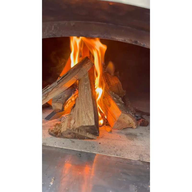 oconee steel works PIZZA Wood Oven Andiron For Medium To