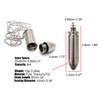 Small Pill Box Titanium Pill Fob Necklace Bullet Nitro Mini