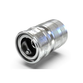 ABA Beul 65005.006.11 Water Valve Plug Coupling with Backflow Preventer System 3/4 Stainless Steel 3/4 Inch