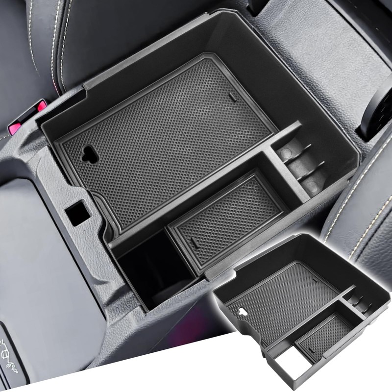 HGWEI Center Console Organizer Tray Compatible with 2024 2025 Ford