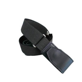 Morito Easy Rubber Belt, No Buckle, Black