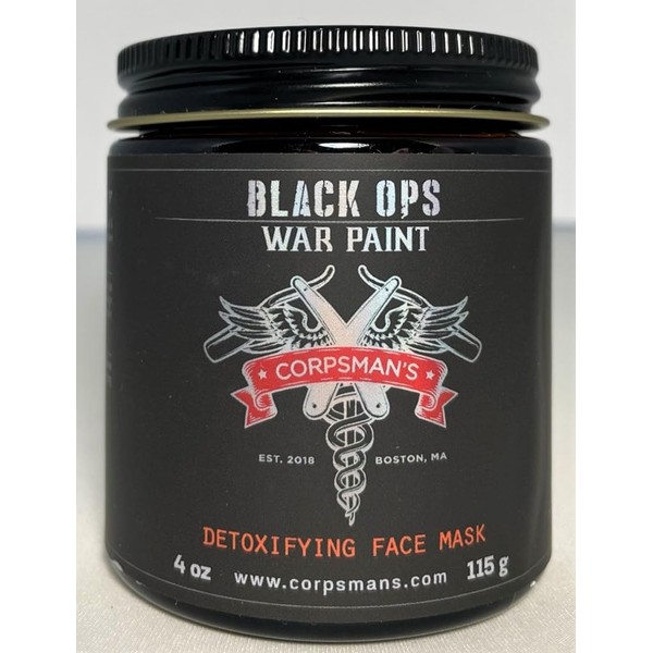 Corpsman's BLACK OPS WAR PAINT | Detoxifying Face Mask |
