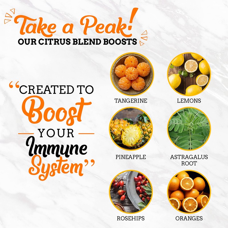 Fire Brew Immune - Citrus Apple Cider Vinegar Wellness Tonic