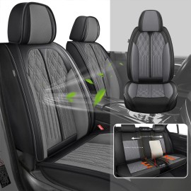PU Leather Car 5-Seat Covers Front & Rear Cushion Pad For TOYOTA RAV4 2013-2018
