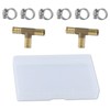 GOLD DEER 2PS 3/8" Brass Barb Tee Fittings ID Hose