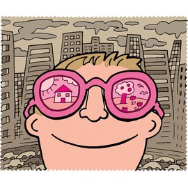 Inkognito Glasses Cleaning Cloth 18 x 15 cm • 44110 Pink Glasses Artist Frank Wowra