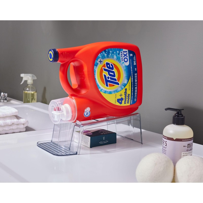 iDesign Detergent Riser, Clear