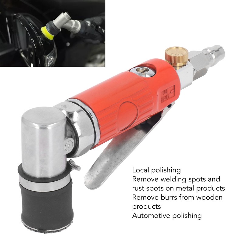 Air Angle Grinder 1/4 Inlet 8500RPM Alloy Steel Pneumatic Sander