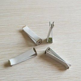 GSHLLO 20 Pcs 45mm Metal Car Air Vent Clips Square Head Outlet Clips Car Conditioner Freshener Clips Auto Perfume Clips for Car Office Home Black