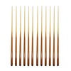 HAN'S DELTA Set of 6 Pool Cues 57" Real 4-Prong