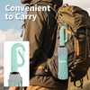 Seniny Travel Umbrella with Carabiner Handle, Automatic Windproof Large Umbrellas