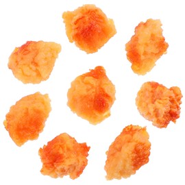 OFFIGAM 8PCS Popcorns Chicken Food Models Fake Food Lifelike Chicken Popcorn for Display Photo Props