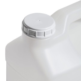 FastRack Hedpak with Cap, 1-Pack, 2.5 Gallon Carboy, White Container, Food Grade – BPA Free, Leak-Proof for Fermentation, Storage and Brewing. 1 Black Rubber Cap Gripper Included