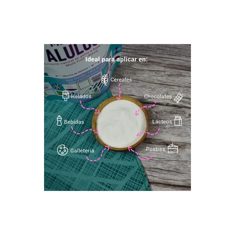 Ebien | Mezcla De Alulosa 500 G Endulzante Natural Keto