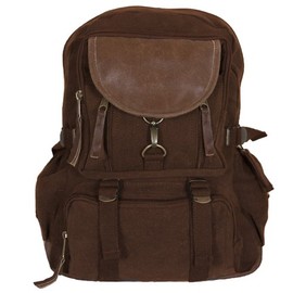 Fox Outdoor Products Retro Parisian City Daypack, Vintage Brown