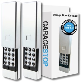GARAGE STOP for Marantec Garage Door Keypad, Wall Mount Garage Door Opener Keypad M13-631, 104053, Wireless Garage Door Keypad Opener fits Marantec Garage Door Remote (2-Pack)