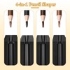 BAMTTOO 5pcs Microblading Eyebrow Pencil Brow Mapping Ruler Pencil Sharpener