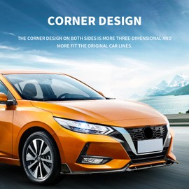 Archaic Front Bumper Lip Spoiler Compatible for 2020-2023 Nissan Sentra [ S SV SR ], Splitter Under Chin Spoiler Body Kit Sentra Accessories