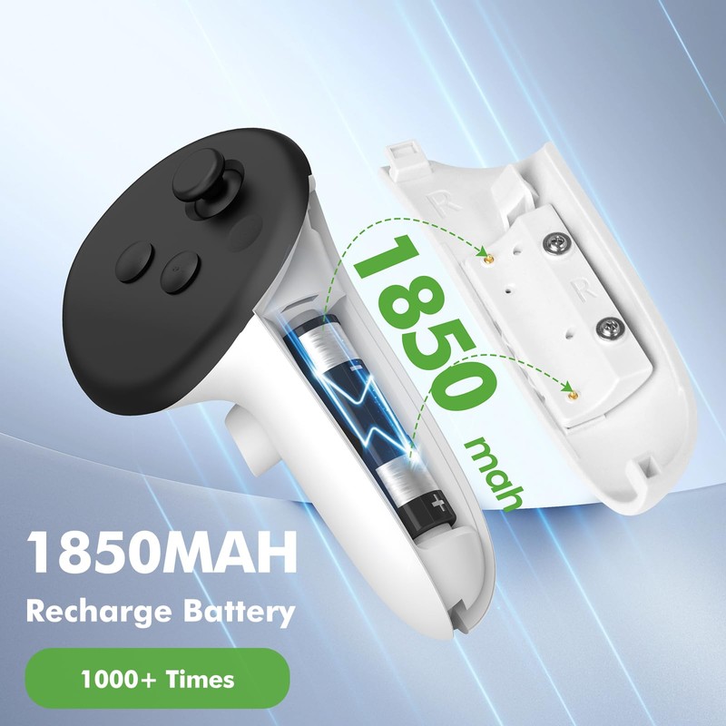 BSROBOTIC Charging Dock Compatible with Meta Quest 3/3S, Magnetic Charging