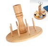 Wooden Thread Holder Rack 8 Spools Beech Wood Bobbin Holder