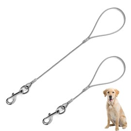 Mi Metty Short Dog Leash - Heavy Duty-12”/24”Short Chew Proof Dog Lead for Training Control- Training Pet Leashes for Teething Puppies Small Medium and Large Dogs
