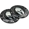 Express Emblems 2x Metal Molon Labe Decal Spartan Sticker Emblem