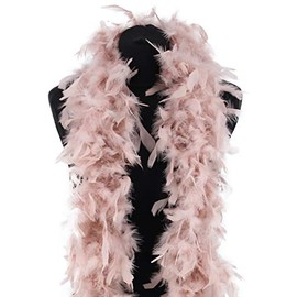 Luxury Dust Storm Pink Feather Boa - 80g - 180cm
