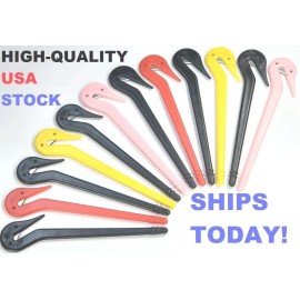 PANDALON Pack of 12 - Elastic Band Cutter Multi-Color Rubber Band Cutting Tool Hair Band