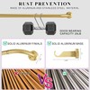 Brass Disc Curtain Rods, 28-48 Inches Window Curtain Rod,Adjustable Room