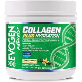 EVOGEN COLLAGEN PLUS HYDRATION 30 SERVVAINILLAColageno Hidrolizado