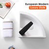 Davivy 18" x 13" Corner Bathroom Sink - White Ceramic