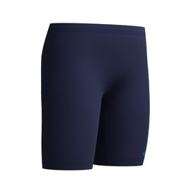 Speedo Boy's Hyperboom Panel Jamer | Swim Training | FitneS | Chlorine Resistant, Lagoon Blue/Celeste, 9-109-10