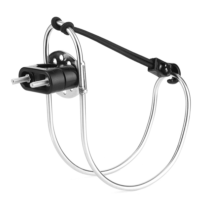 4.5in Stainless Steel Lifebuoy Ring Bracket Horseshoe Holder for Marine