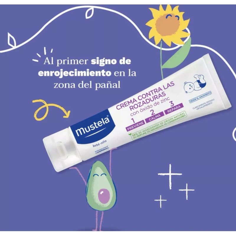 Mustela Crema Para Rozaduras De Pañal 108g