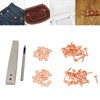 Copper Rivets Set, Leather Copper Rivets Round Head and Geate