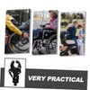 OATIPHO 1set Cane Holder for Wheelchair Durable Crutch Bracket Accessory