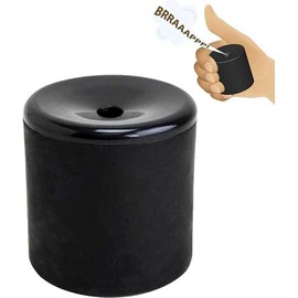 Black Novelty Squeeze Pooter, Practical Jokes Prank Farting Noise Maker, Fart Machine, Soft Joke Gift Fart Sounds Machine Toy, Joke Toy for Adults for Party, Birthday,Funny Gifts