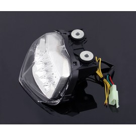 Areyourshop Integrated LED TailLight Turn Signals For Kawasaki EX250/Ninja 250R 2008-2012 Clear