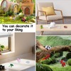 WEWAYSMILE 5 Pcs Hand Blown Glass Figurines Glass Animals Includes