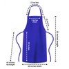 Blue aprons for adults Blue apron for women cooking aprons